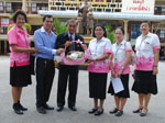 อ.คณิต  ยวงสุวรรณ และผู้ประสานงานภาคกลาง ของมูลนิธิยุวสถิรคุณ