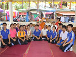 ลาซาลจันทร์ร่วมใจ สืบสานประเพณีไทย ประดิษฐ์กระทงถวายวัด เนืองในวันลอยกระทง ประจำปี 2557 ณ วัดจันทนาราม วันที่ 6 พฤศจิกายน 2557