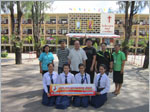 อธิการประภาส  ศรีเจริญ ให้กำลังใจแกนนำชมรม TO BE NUMBER ONE โอกาสเข้ารับการ