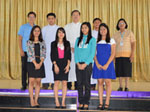 Welcome...  Students from De La Salle University-Dasmarinas,Philippines to La Salle Chanthaburi(Mandapitak) School July 27,2015