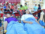 คณะครูและนักเรียนร่วมกันบริจาคโลหิต ณ โรงเรียนลาซาลจันทบุรี(มารดาพิทักษ์) วันที่ 26 สิงหาคม 2558 