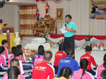 โครงการอบรมกลุ่มเสี่ยง โดย กองสาธารณสุขและสิ่งแวดล้อม เทศบาลจันทนิมิต ณ โรงเรียนลาซาลจันทบุรี(มารดาพิทักษ์) วันที่ 27 สิงหาคม 2558