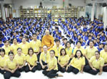 ค่ายคุณธรรม "ธรรมะสู่ความพอเพียง" ระดับมัธยมศึกษาตอนต้น โดย พระอาจารย์ศักดา สุนฺทรโร ณ โรงเรียนลาซาลจันท่บุรี(มารดาพิทักษ์) วันที่ 20 มิถุนายน 2559